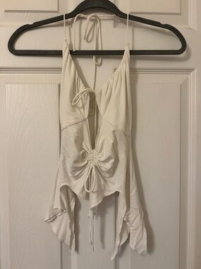 I.AM.GIA White Svana Top